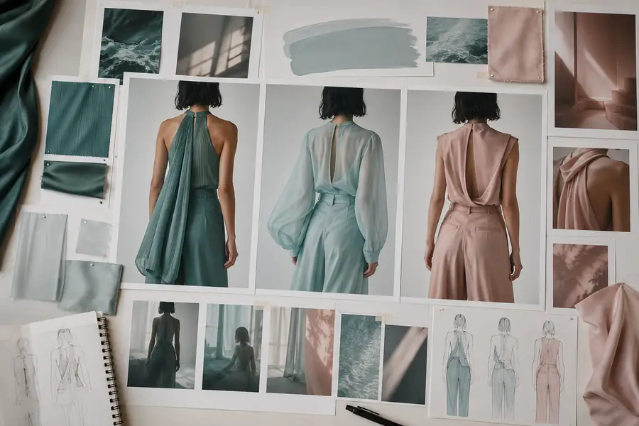 Marketing agency developing a coordinated fashion campaign concept